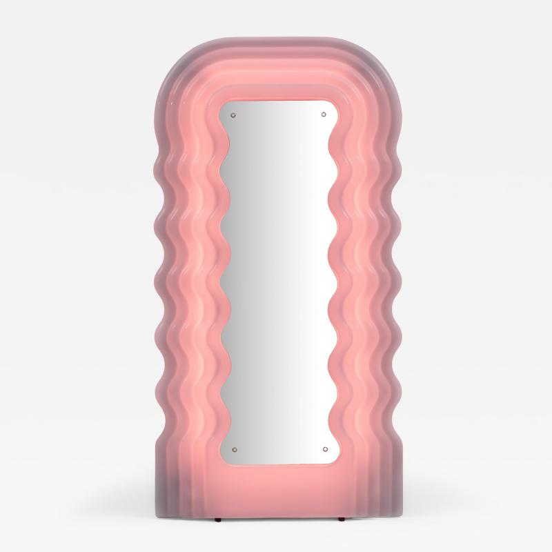 Ettore Sottsass Ultrafragola Mirror Lamp for Poltronova Italy 1970