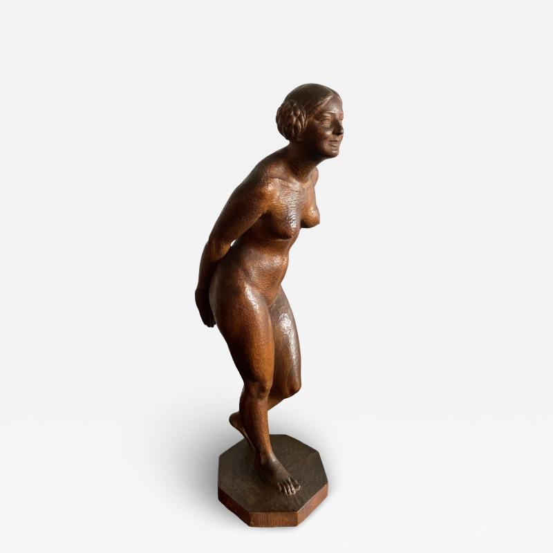Eugene Wagner Art Deco Standing Nude
