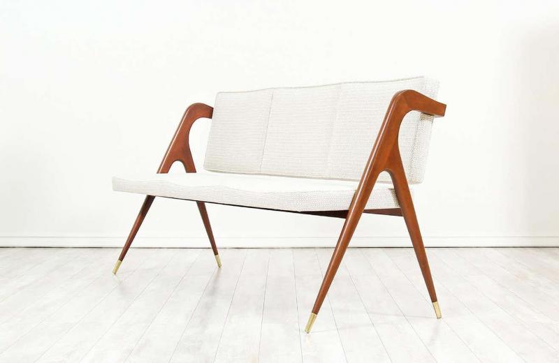 Eugenio Escudero Mexican Modernist Sofa by Eugenio Escudero