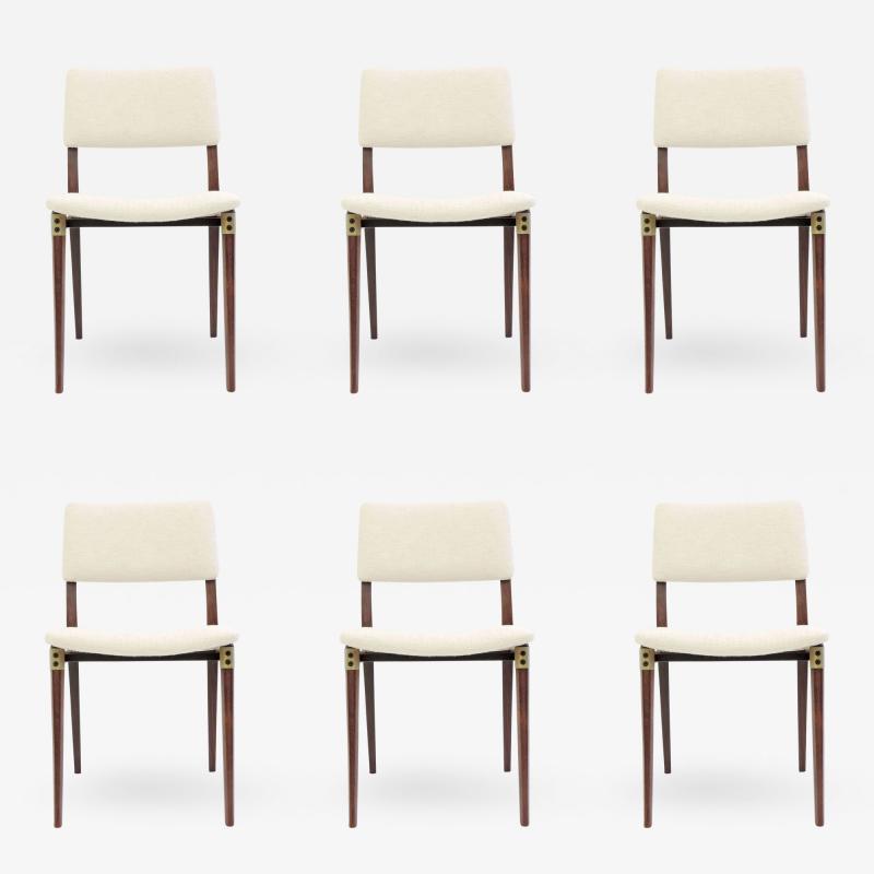 Eugenio Gerli Eugenio Gerli set of six S82 chairs for Tecno