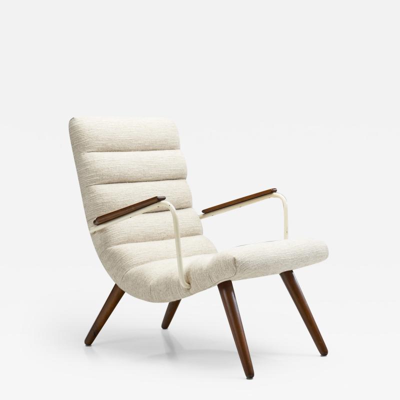 European Mid Century Modern Lounge Chair Europe 1950s