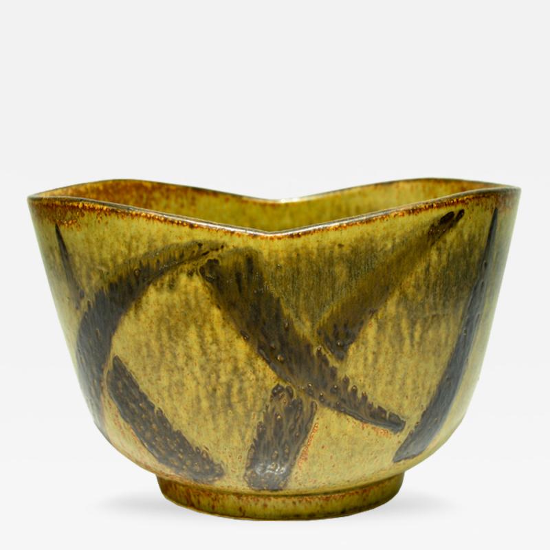 Eva Staehr Nielsen Massive Stoneware Bowl by Eva Staehr Nielsen for Saxbo