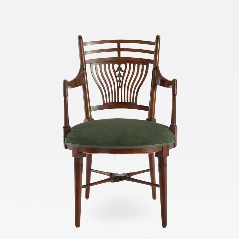 Eward William Godwin ARTS CRAFTS JACOBEAN ARMCHAIR 1870 80 ATTRIBUTED TO EDWARD WILLIAM GODWIN 