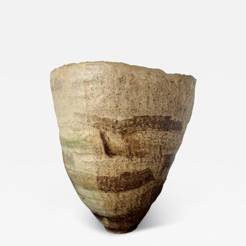 Ewen Henderson Fine Early Sculptural Ceramic Hand built Vessel by Ewen Henderson