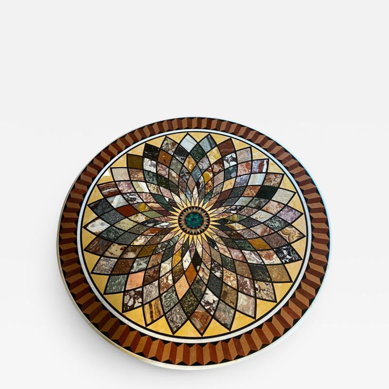 Exceptional 19th Century Italian Pietra Dura Marble Centre Table