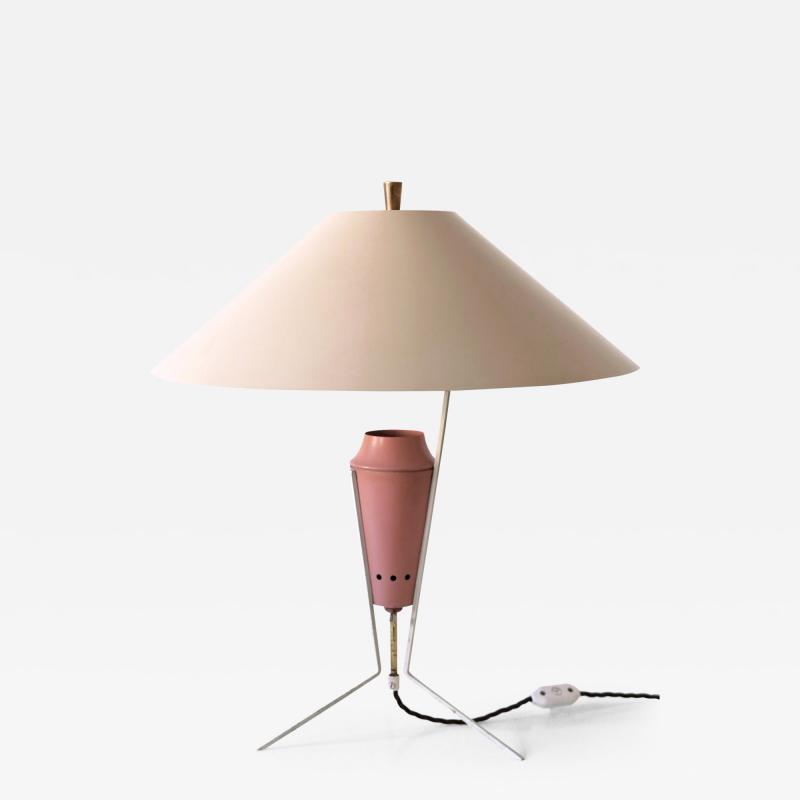 Exceptional Large Elegant Mid Century Modern Table Lamp Germany 1950s