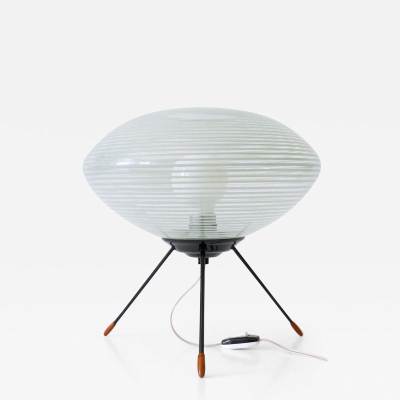 Exceptional Lovely Mid Century Modern Tripod UFO Table Lamp Germany 1950s