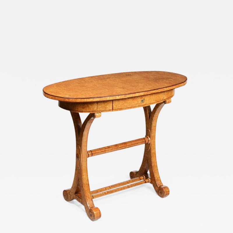 Exceptional Petit Biedermeier Writing Table