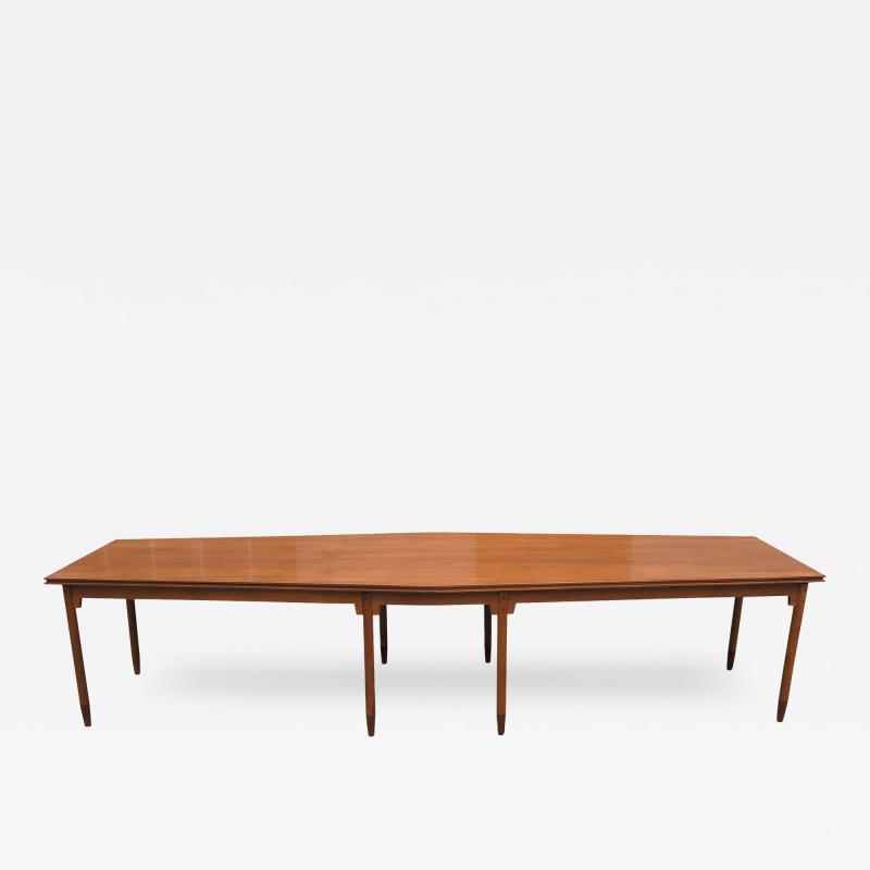 Exceptional Scandinavian Banquet Dining Table one of a kind Restored 138 L
