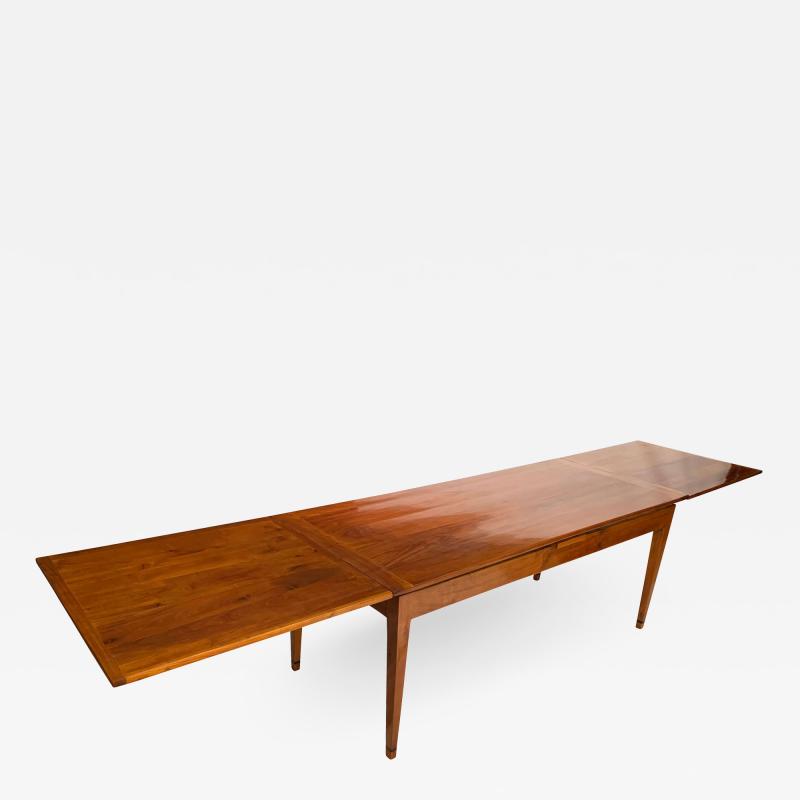 Expandable Biedermeier Dining Table Cherrywood Southwest Germany circa 1820