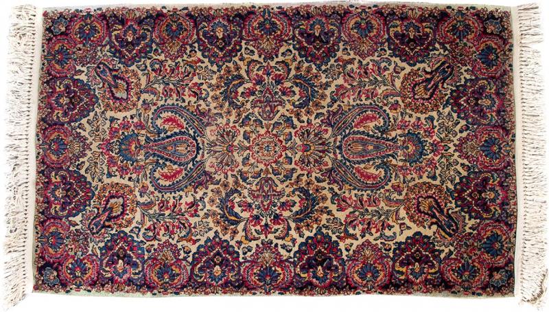 Exquisite Hand Knotted Karastan Kirman area Rug