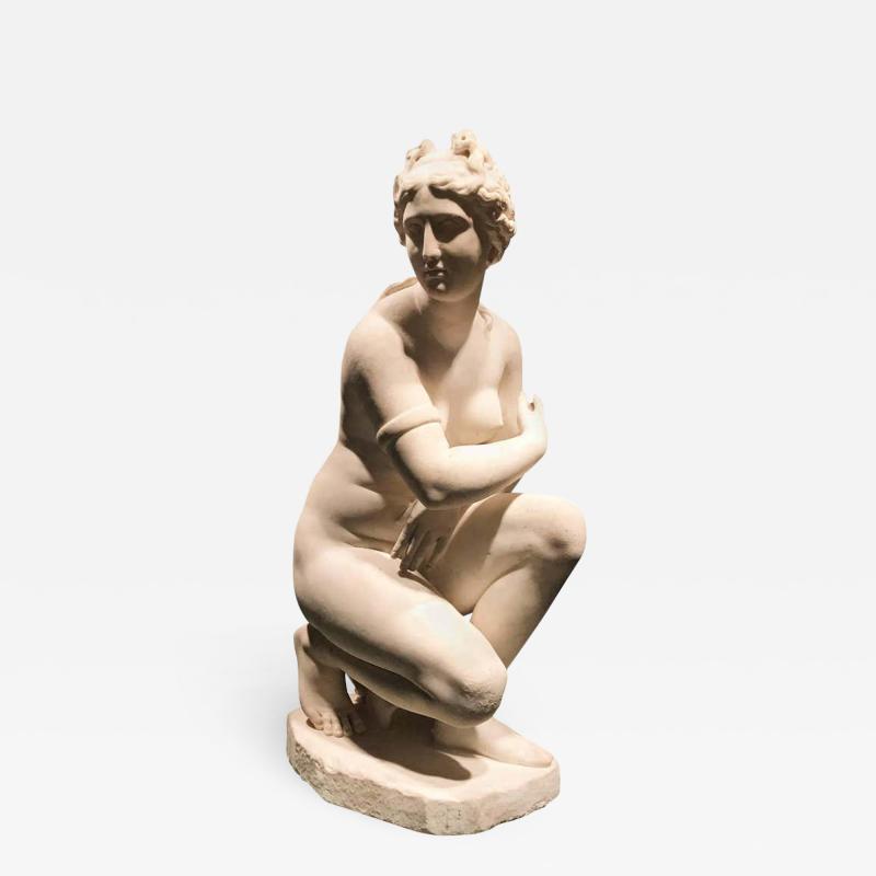 Extraordinary Italian 19th Century Marble Statue of Aphrodite