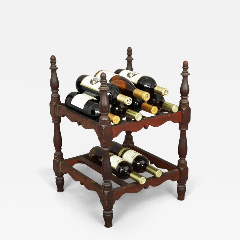 Extremely Rare Federal Wine Rack