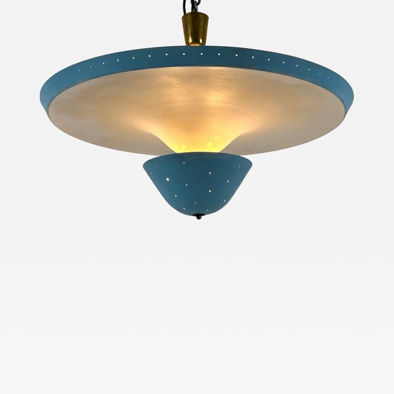 Extremely Rare Large Mid Century Ceiling Lamp or Pendant Light Germany 1950s