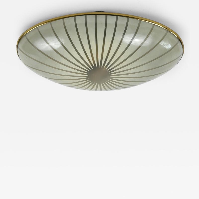 Extremely Rare Lovely Mid Century Modern Sconce or Flush Mount Germany 1950s