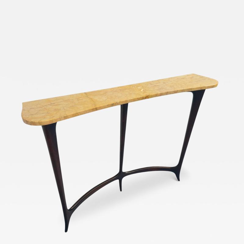 Ezio Minotti Italian Mid Century Console Table designed by Ezio Minotti in 1950s 