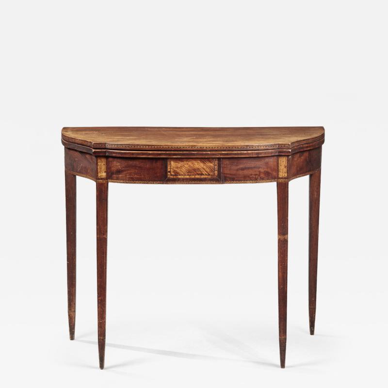 FEDERAL INLAID CARD TABLE