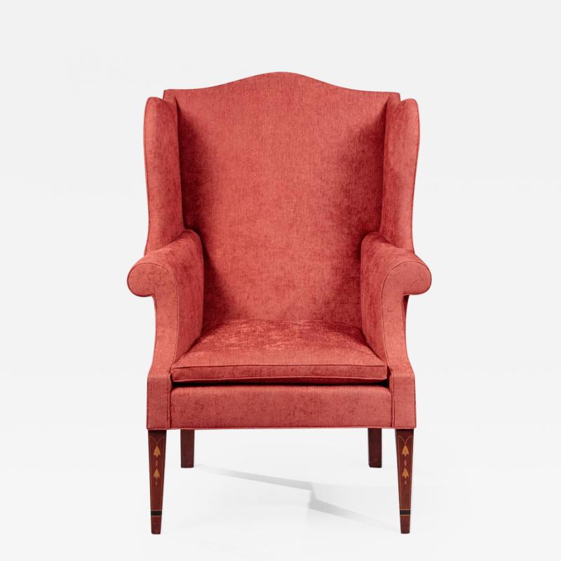 FEDERAL INLAID WING CHAIR