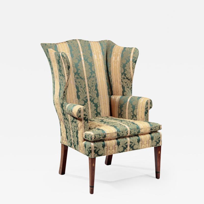 FEDERAL INLAID WING CHAIR