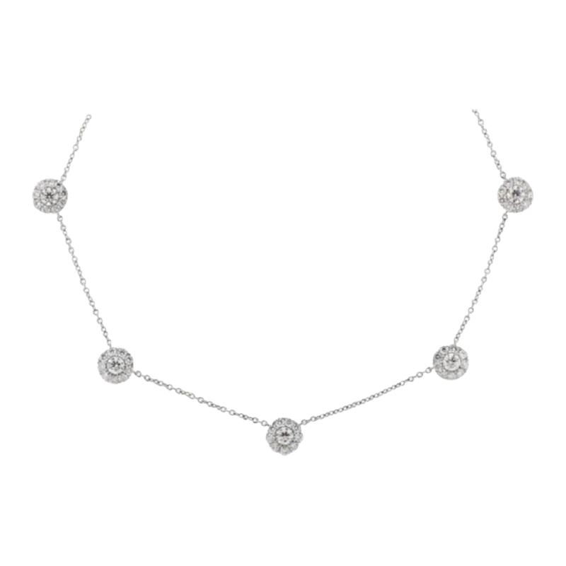 FIORE FIVE STATION DIAMOND NECKLACE