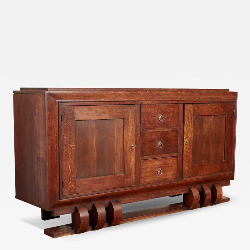 FRENCH ART DECO WALNUT SIDEBOARD