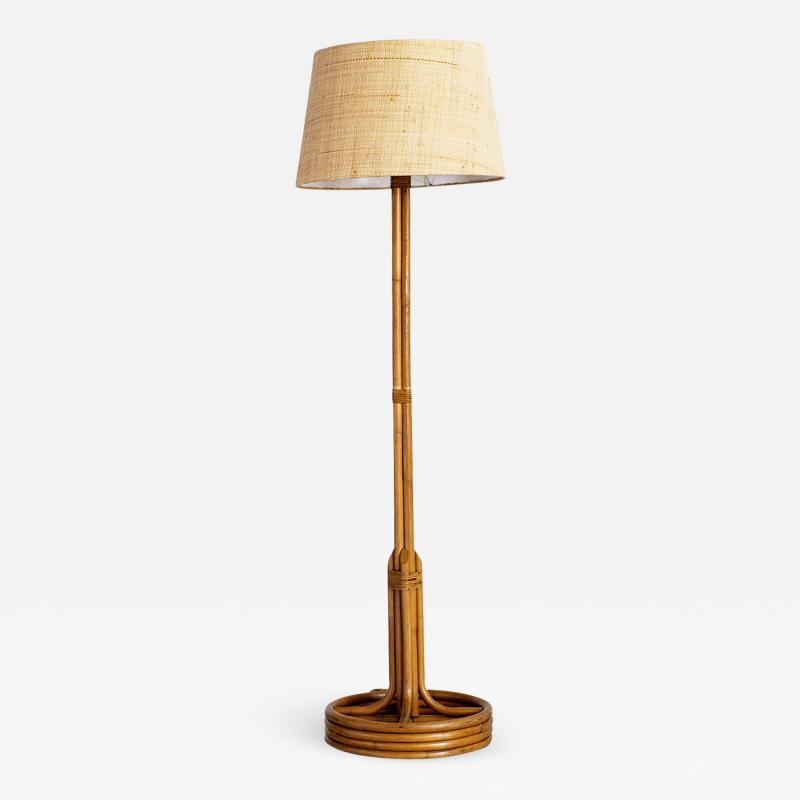 FRENCH BAMBOO FLOOR LAMP