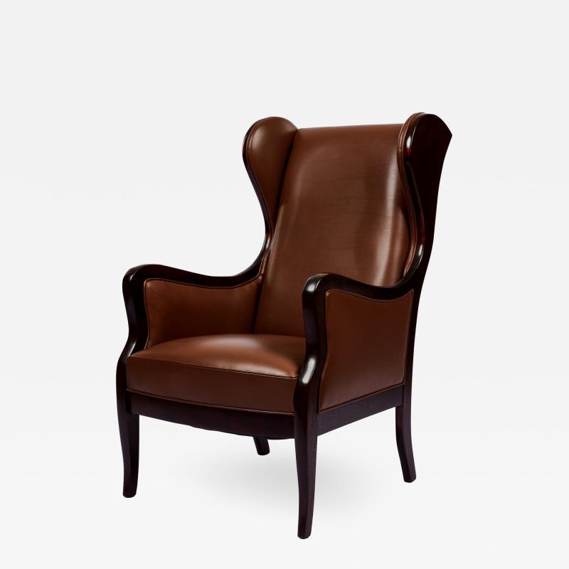 FRITS HENNINGSEN WINGBACK LOUNGE CHAIR