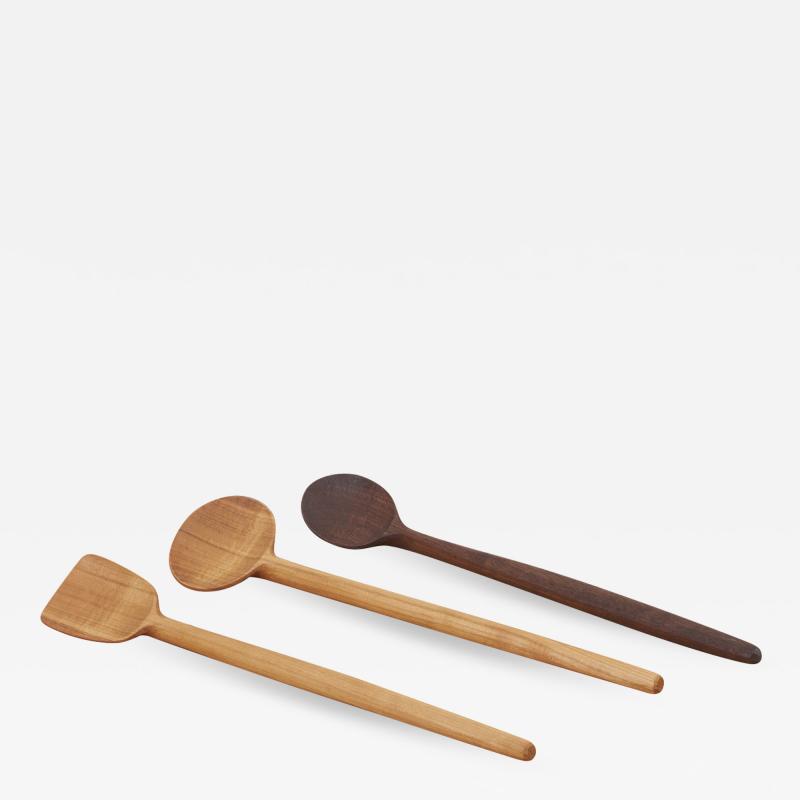 Fabian Fischer Set of 3 Wooden Spoons by Fabian Fischer
