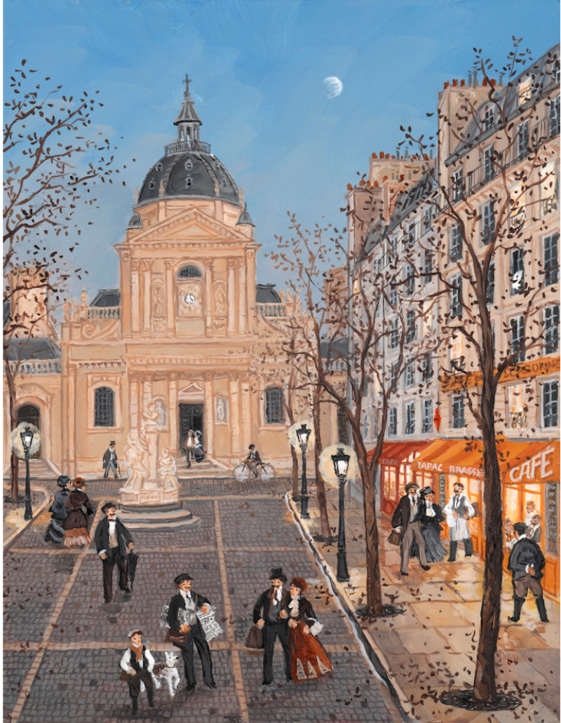 Fabienne Delacroix Au cafe de la Sorbonne 2025