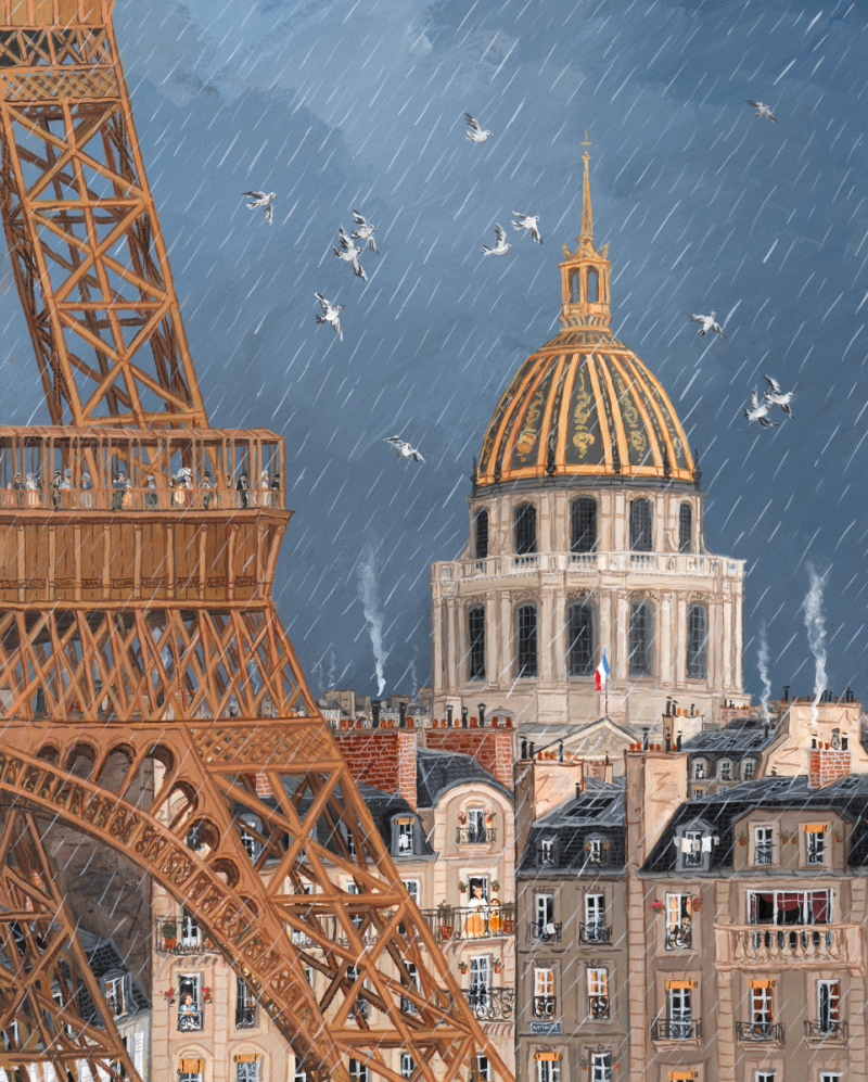 Fabienne Delacroix Le d me des Invalides et la tour Eiffel 2023