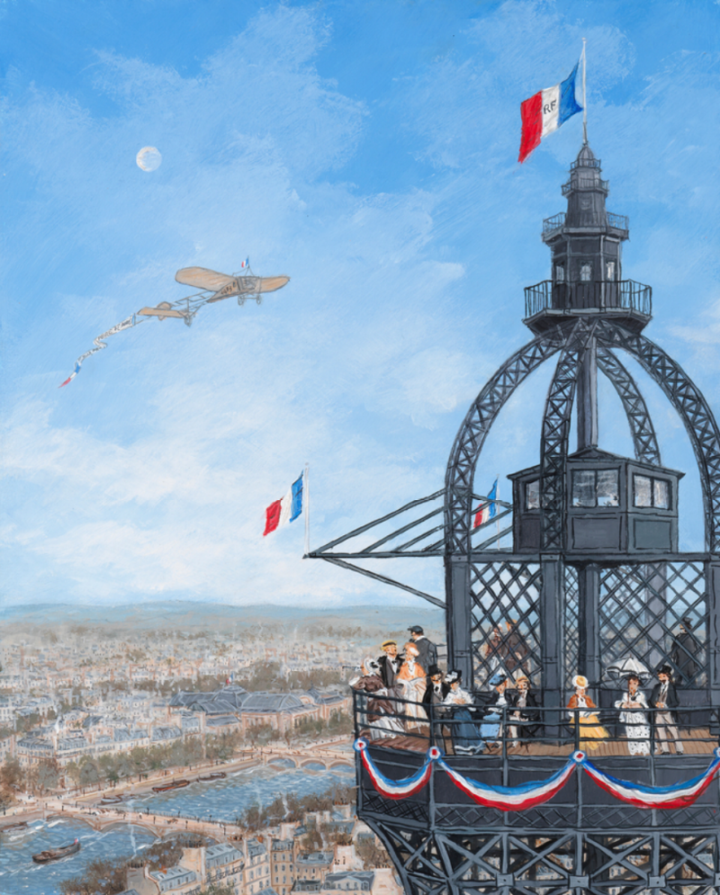 Fabienne Delacroix Le sommet de la tour Eiffel 2023