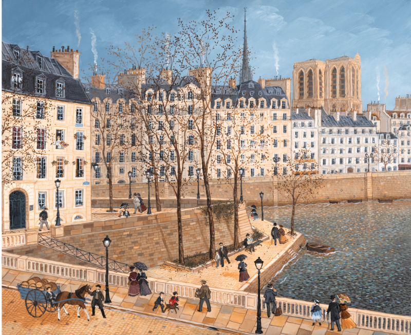 Fabienne Delacroix Lumiere rose sure Notre Dame 2025