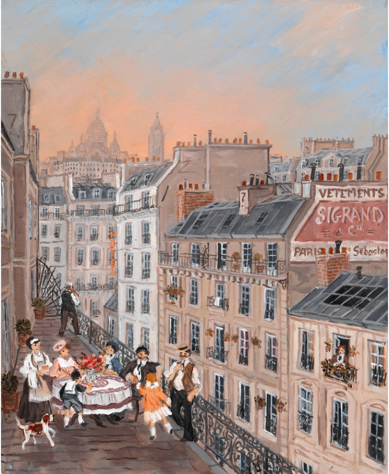 Fabienne Delacroix Montmartre par temps clair 2025