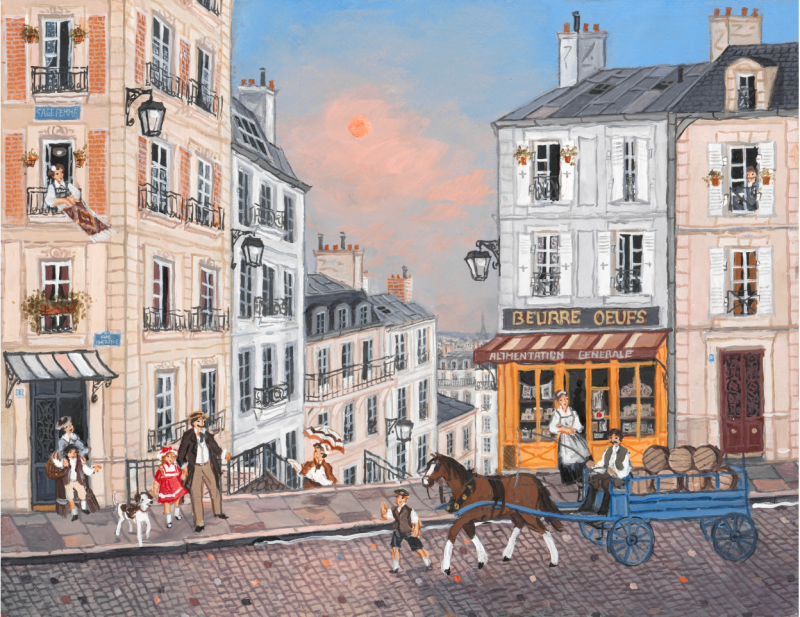Fabienne Delacroix Sur les hauteurs de Montmartre 2025