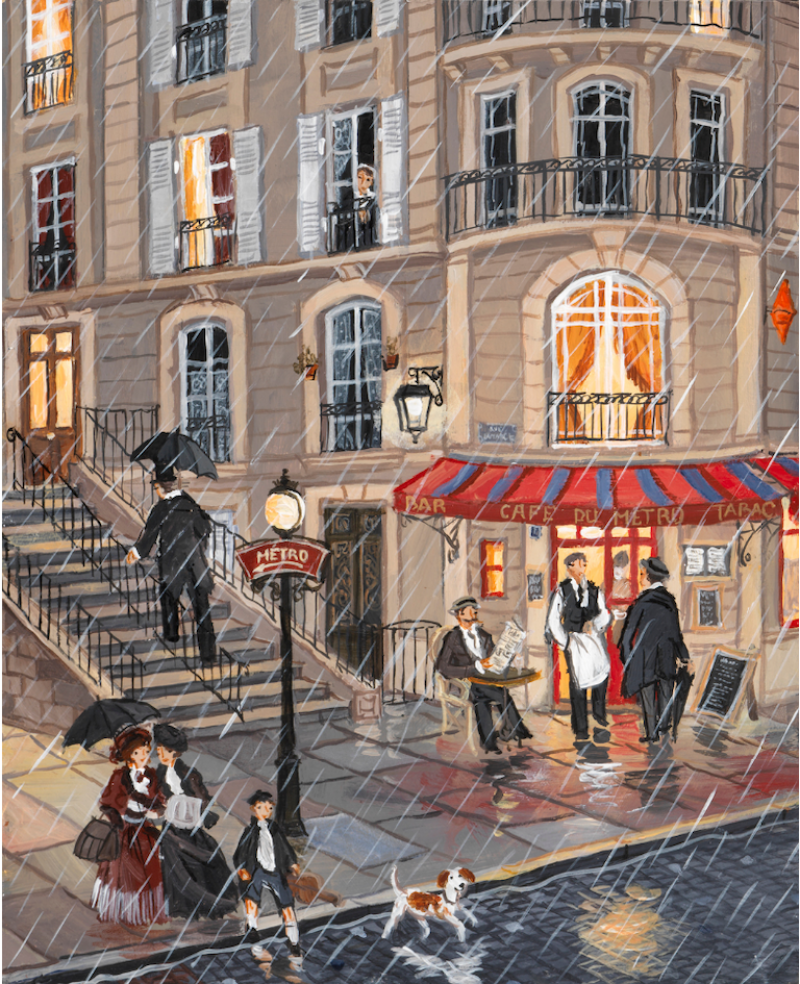 Fabienne Delacroix le cafe du metro 2025