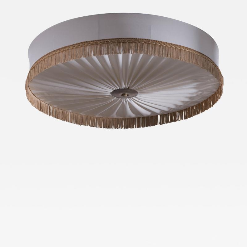 Fabric flush mount ceiling lamp