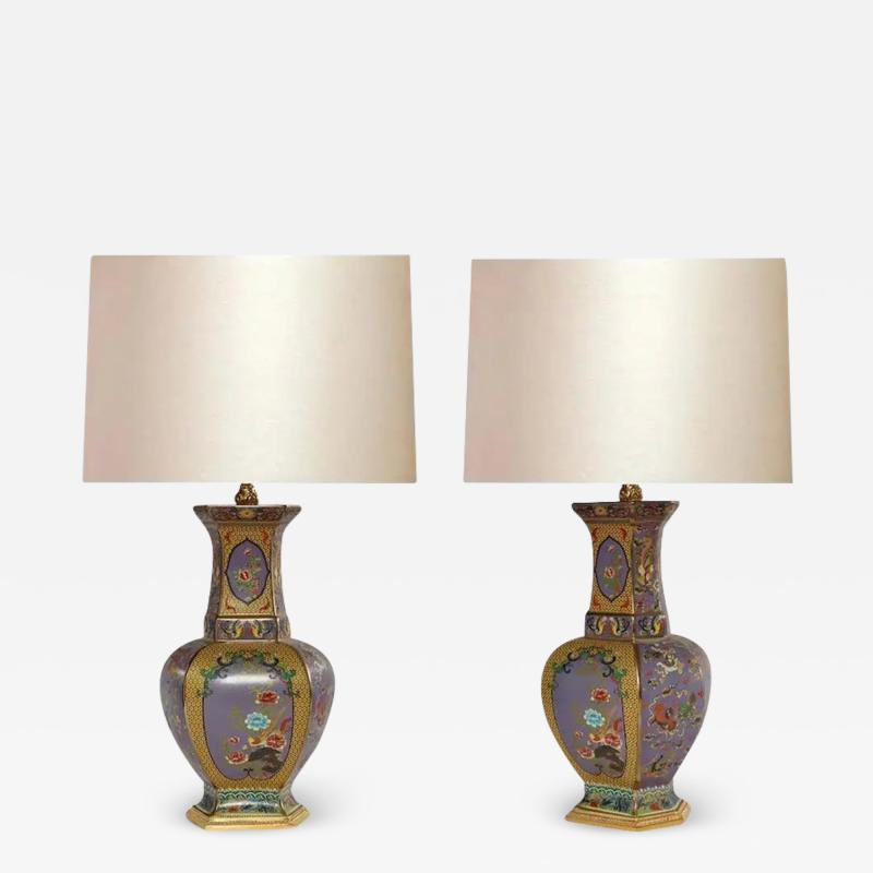 Famille Verte Porcelain Lamps