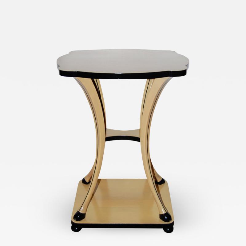 Fanciful Two Tone Occasional Table with Hooves