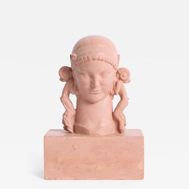 Fauns Head by Jean Ren Debarre 1907 1968 