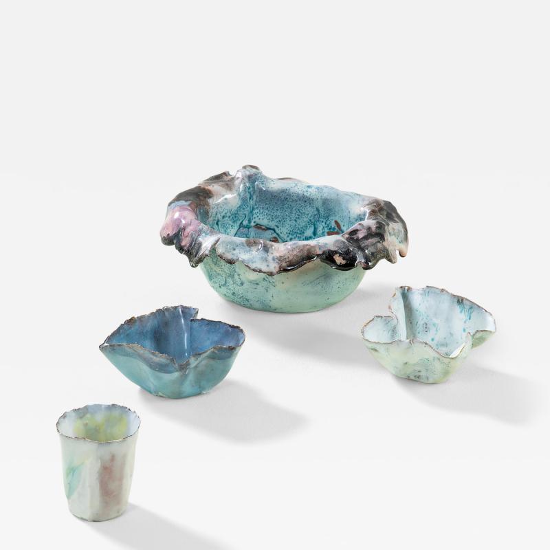 Fausto Melotti Fausto Melotti Set of Four Ceramic Bowls