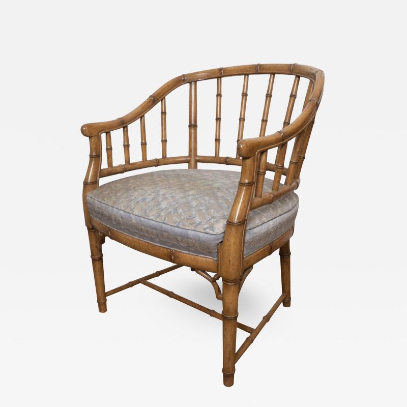 Faux Bamboo Side Chair