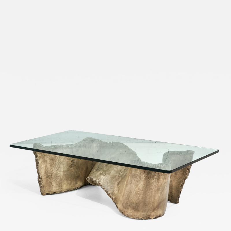 Faux Stone Miro Sculpture Coffee Table Silas Seandel 1970