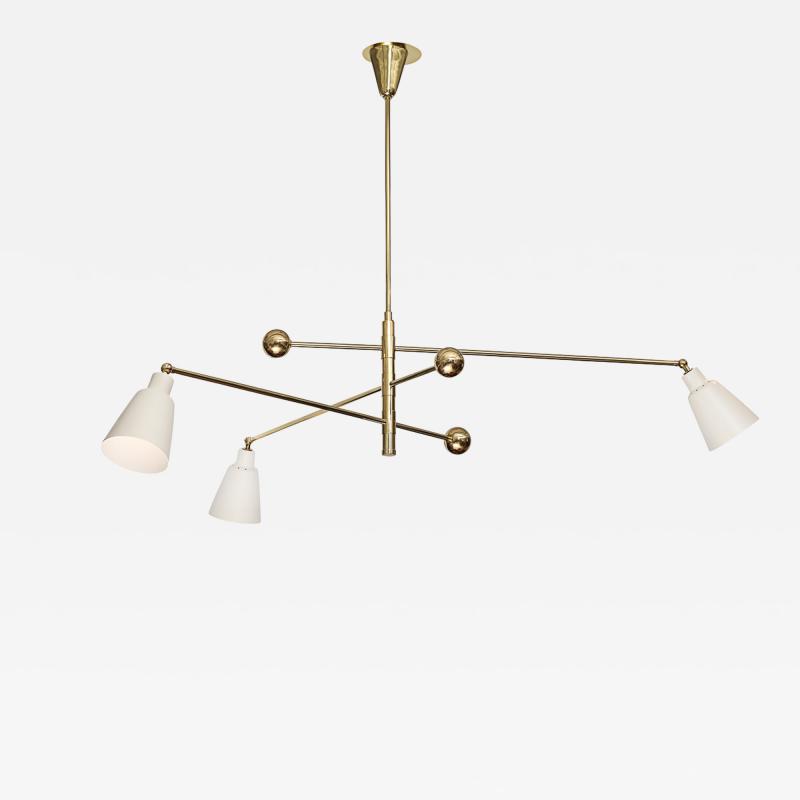 Fedele Papagni 3 Arm Adjustable Ceiling Fixture by Fedele Papagni