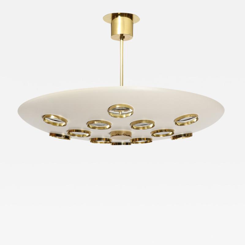 Fedele Papagni Contemporary Saucer Pendant by Fedele Papagni