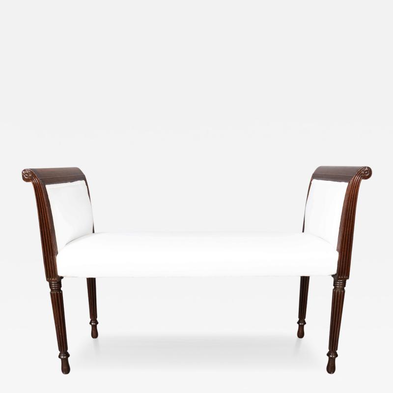 Federal Mahogany Window Bench
