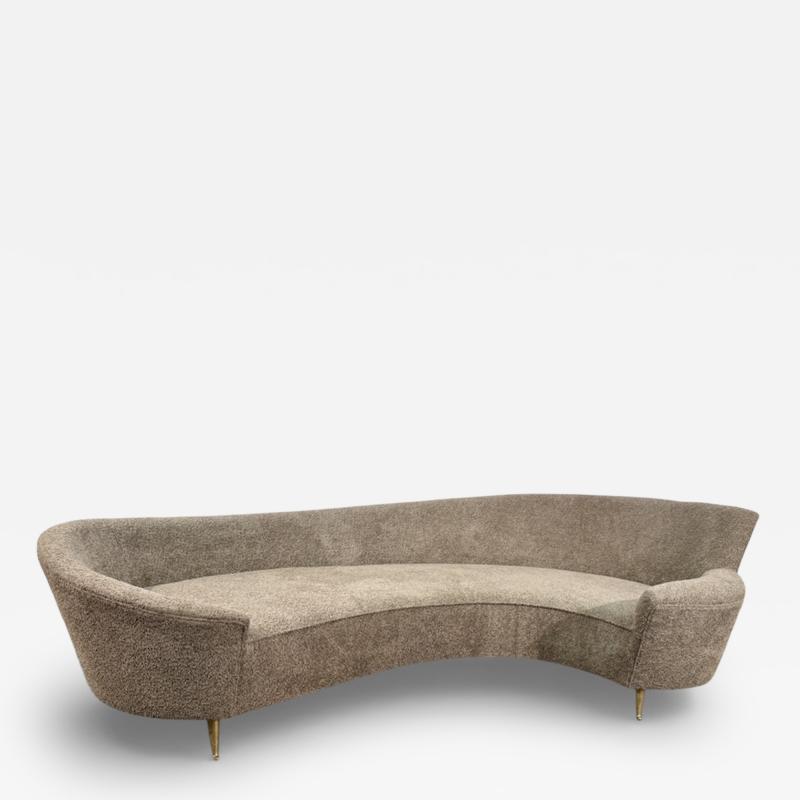 Federico Munari Curved Sofa attributed to Federico Munari Italy 1960s