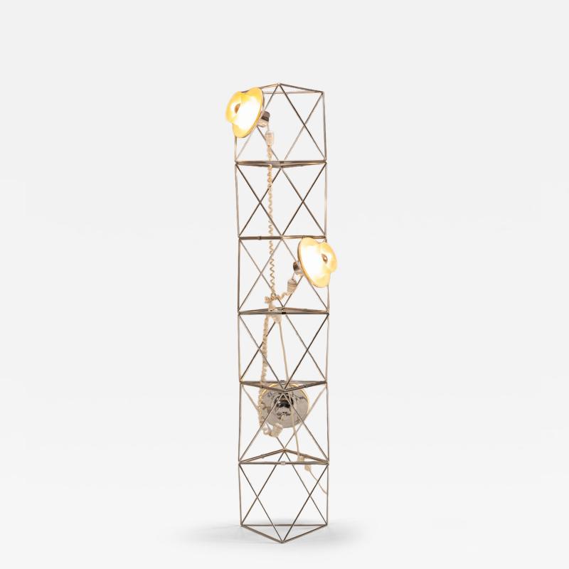 Felice Ragazzo Poliedra Sculptural Space Age Lamp by Felice Ragazzo for Harvey Guzzini Italy