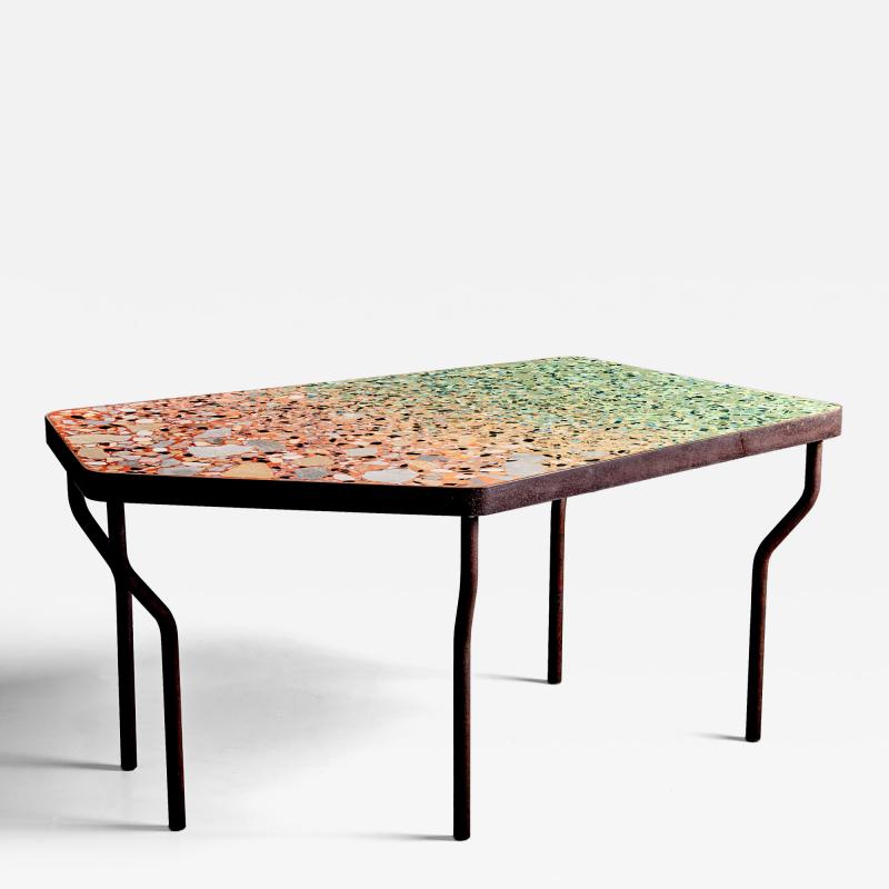 Felix Muhrhofer Hand crafted Terrazzo Coffee Table Prince Kathryn by Felix Muhrhofer