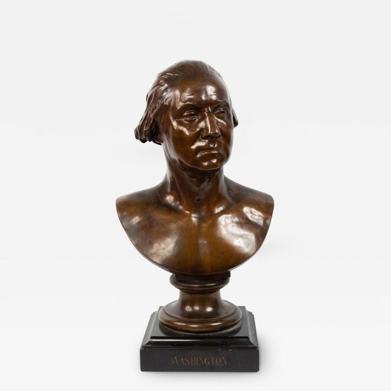 Ferdinand Barbedienne Barbedienne Bronze Washington Bust 1