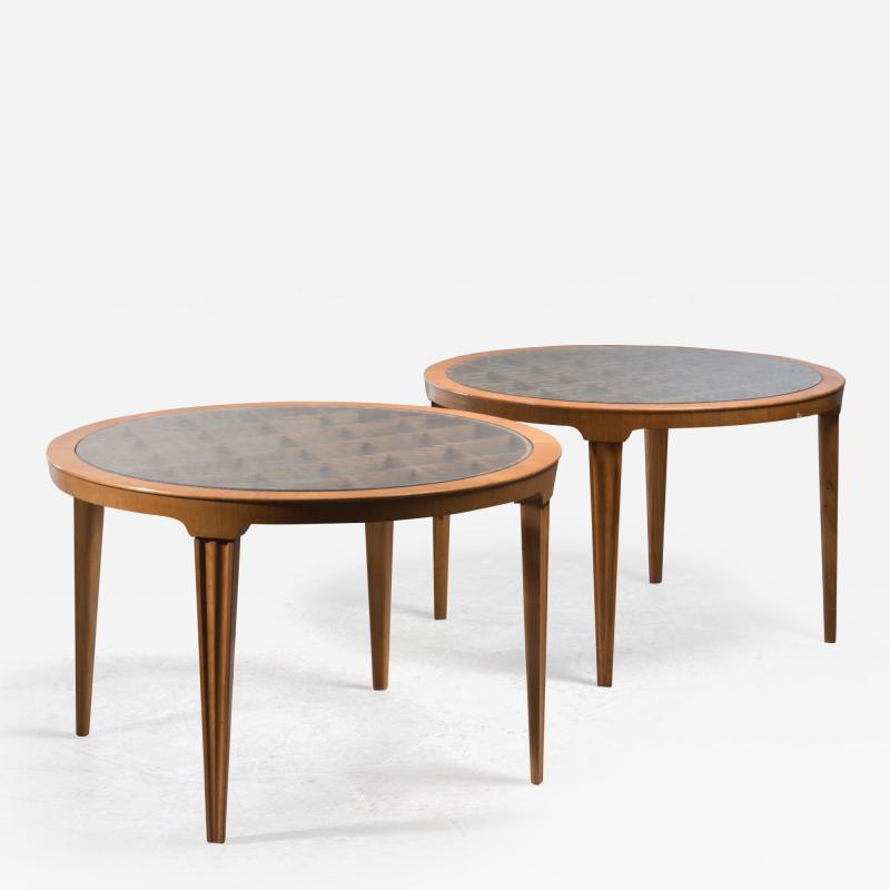 Ferdinand Lundquist Nils Enstr m pair of coffee tables for Ferdinand Lundqvist